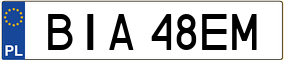 Truck License Plate